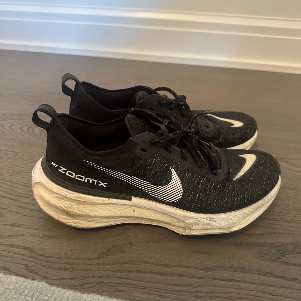 Nike ZoomX Black and White Running Shoes